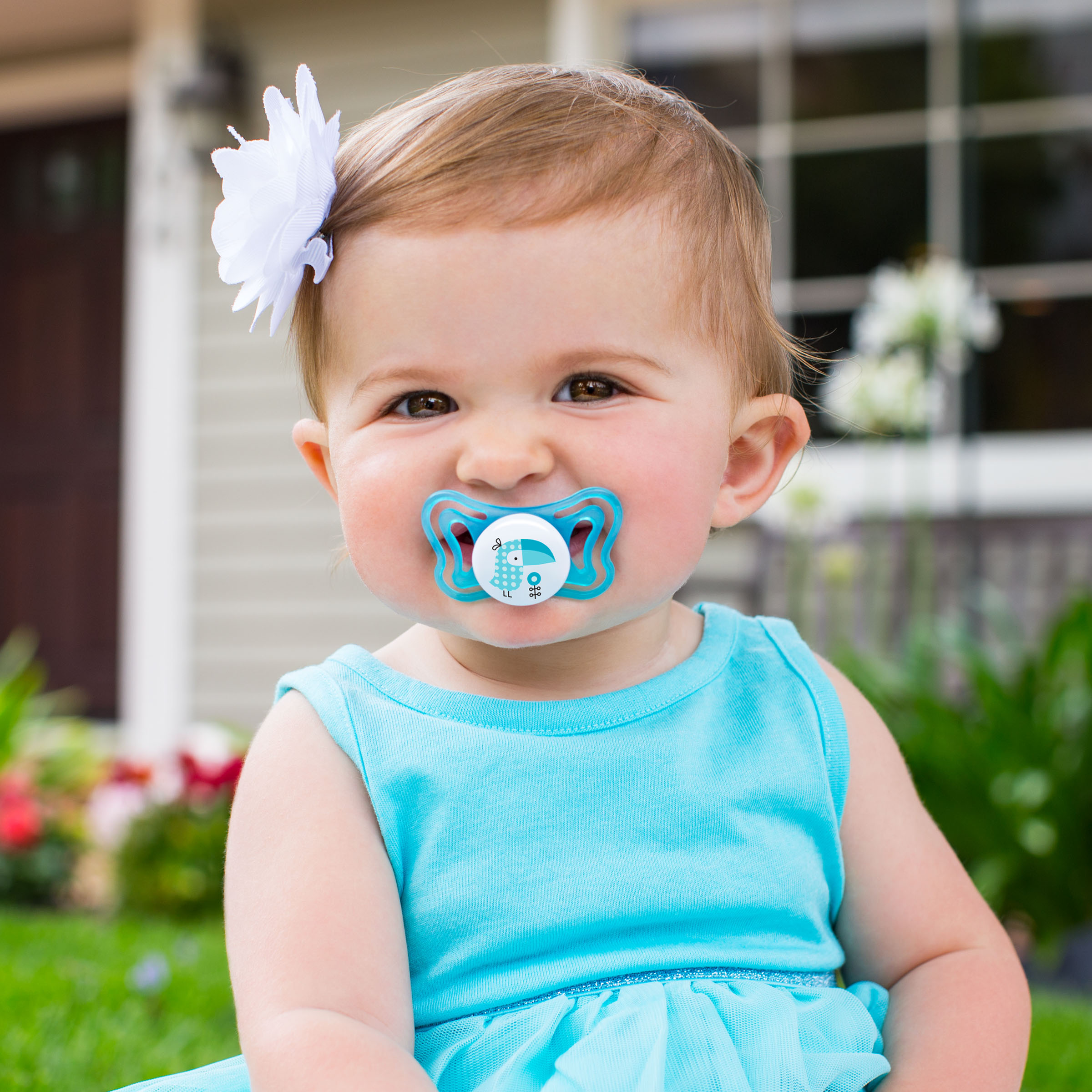 PhysioForma Light Day & Night Pacifier Teal 06m (2pc)